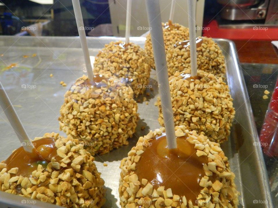 Nutty Carmel Apple