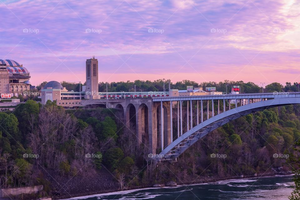 Niagara Falls- Bridge connecting USA and Canada!
