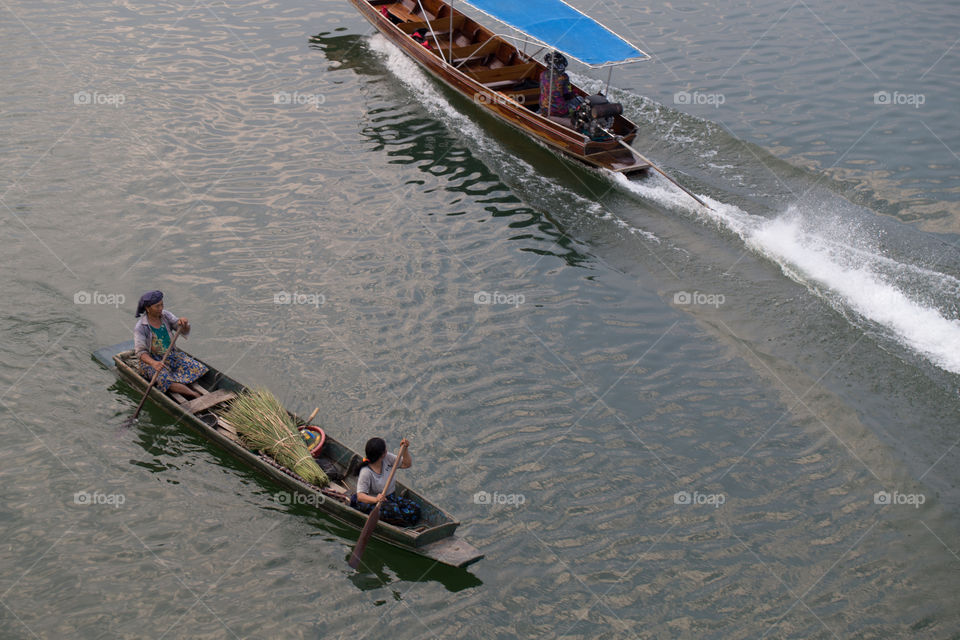 Boat in the river 