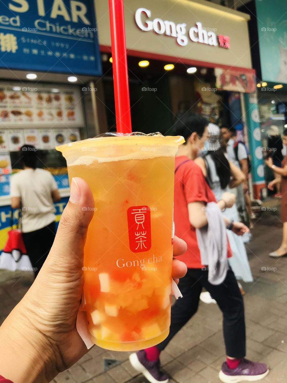 Gong cha Hongkong drinks