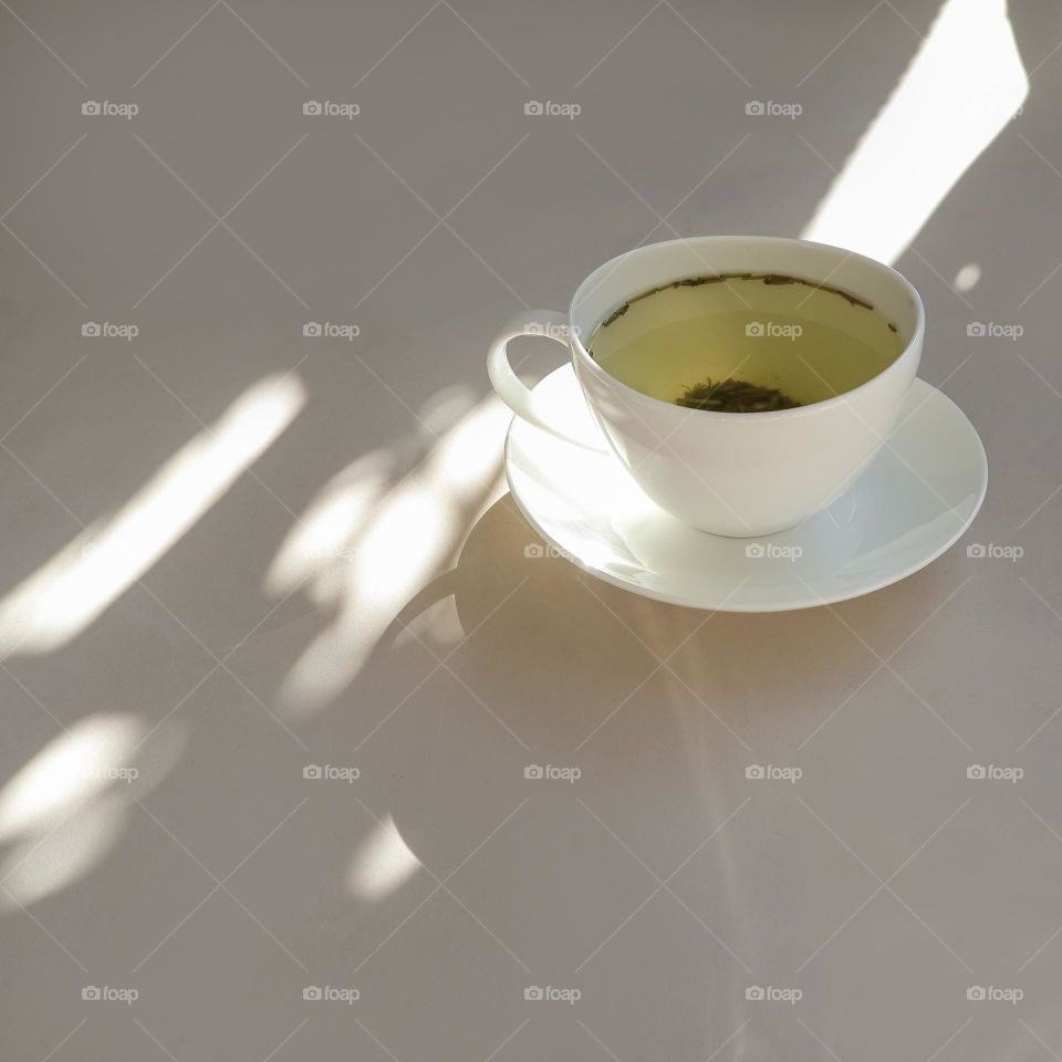 Tea with sunlights