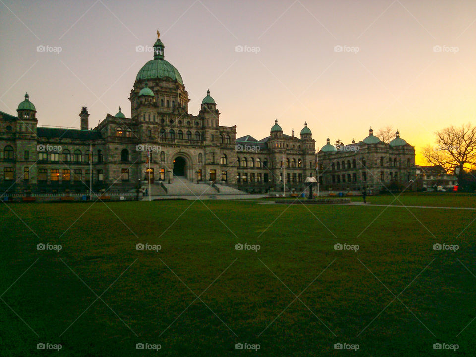 British Columbia Legislative. Photo of the BC Parliament in downtown Victoria, BC!