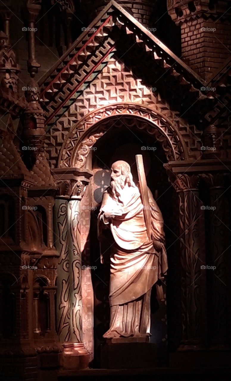inside a church in Normandy