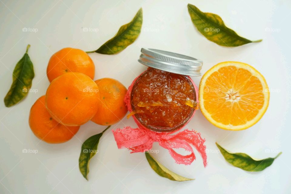 An orange jam