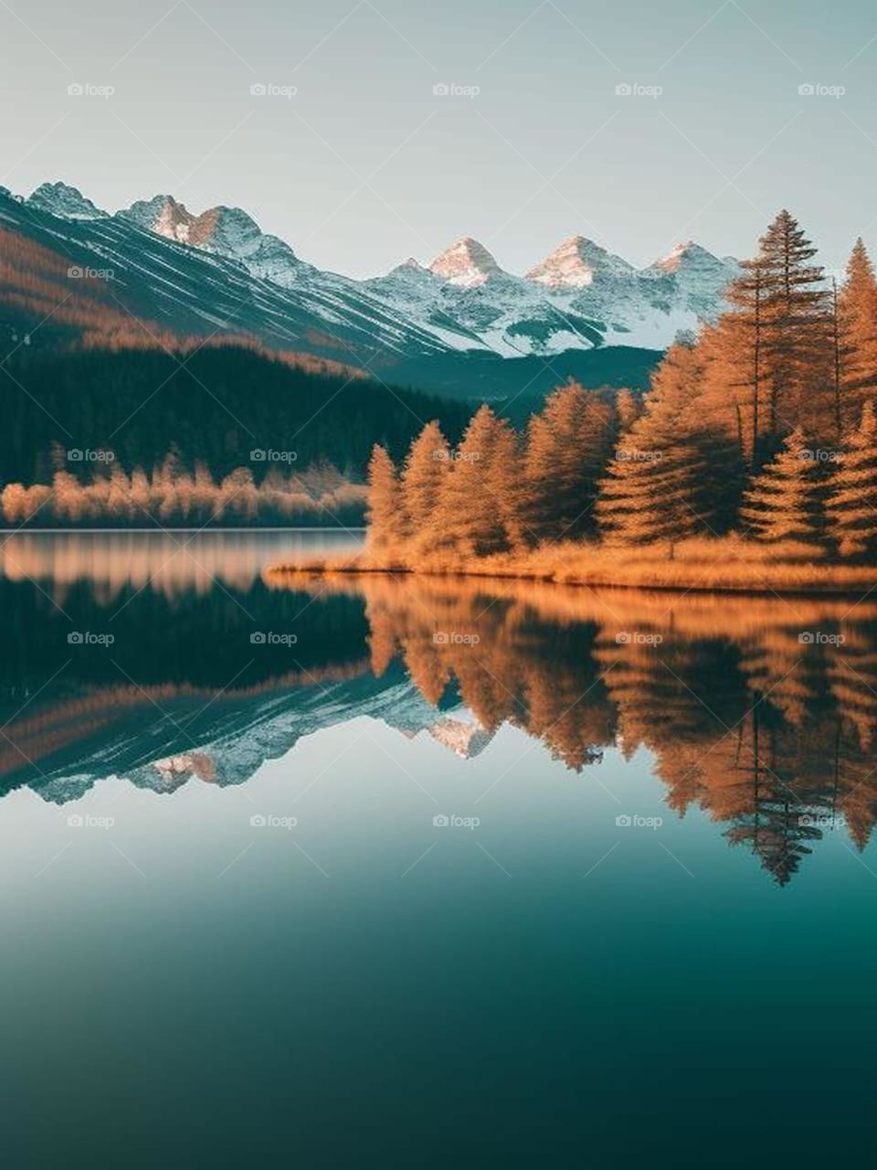 Beautiful landscape of the river