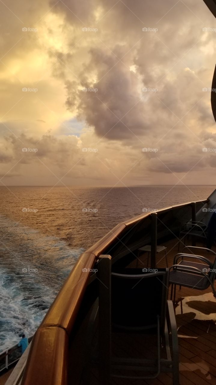 Beautiful Sunset In The Caribbean