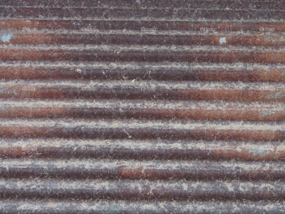 Rusted zinc iron plate as background