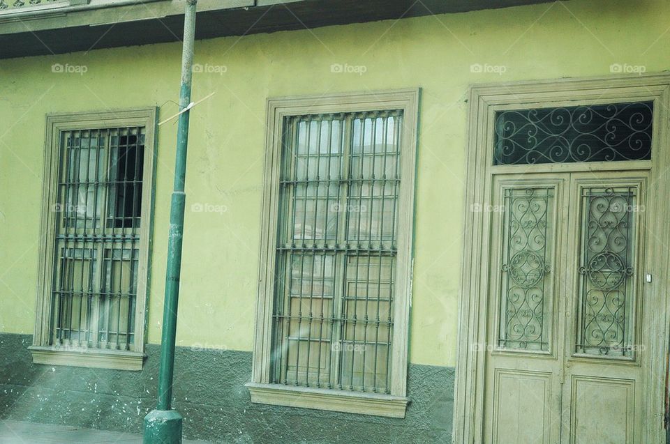 Colorful front of home