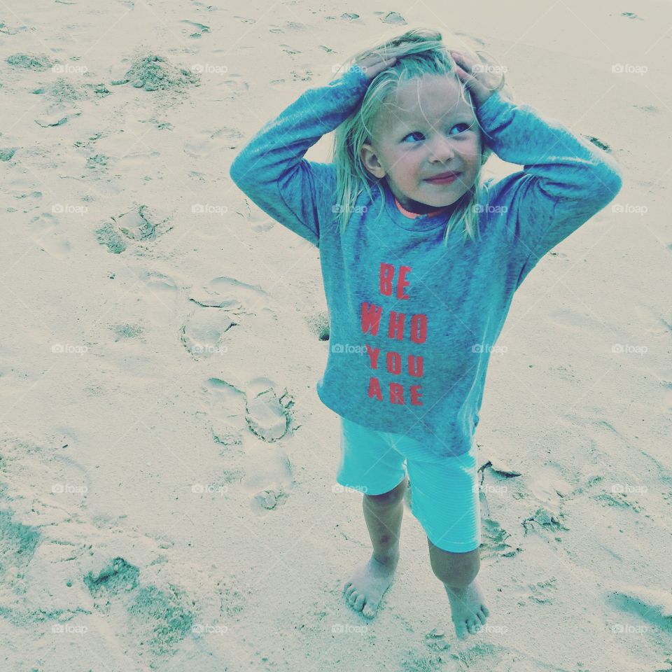 Child, Girl, Fun, Little, Beach