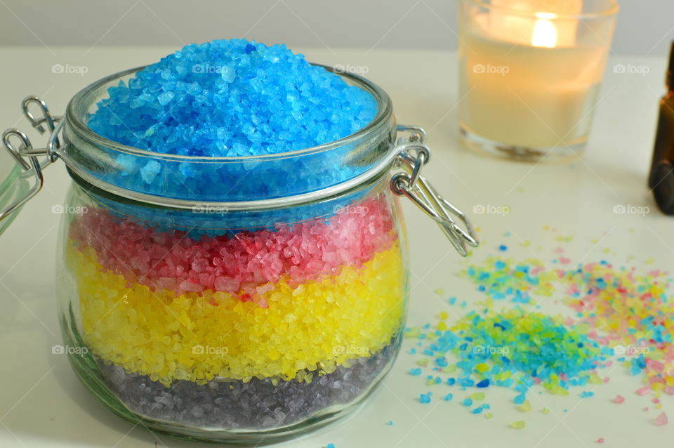 bath salts in a jar