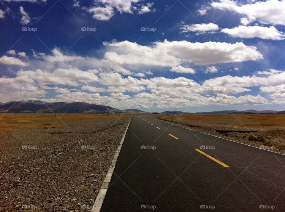 the road in Himalaya