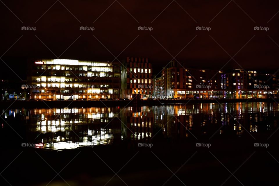 Dublin by night