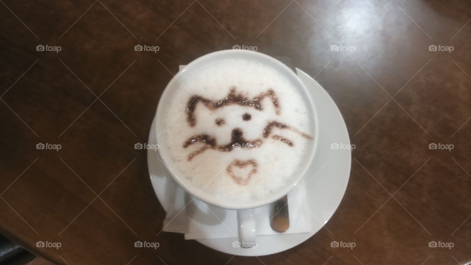 Kitty coffee (good morning)
