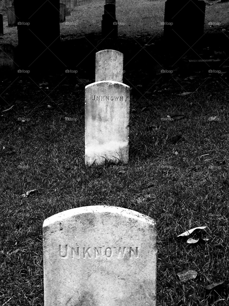 Unknown soldiers, graveyard, cemetery 
