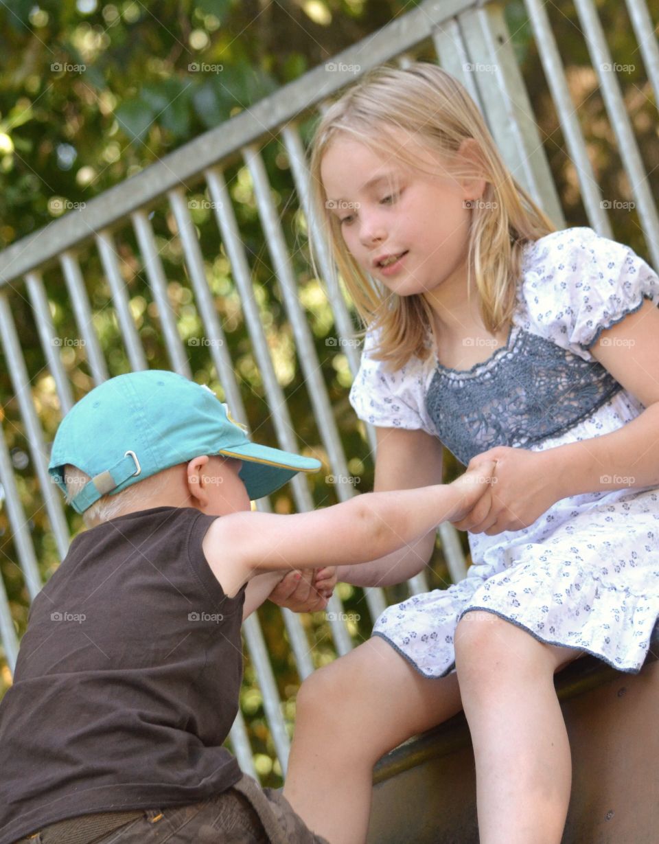 Children playing