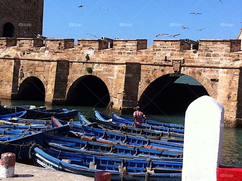 Essaouira Morocco boats