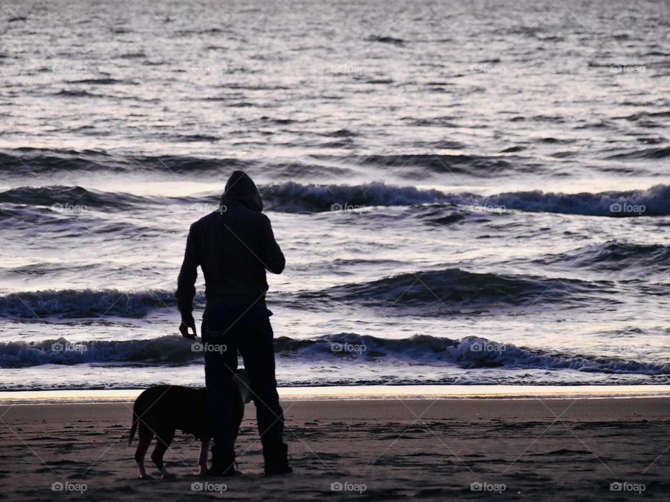 Enjoying the sea with my best friend 