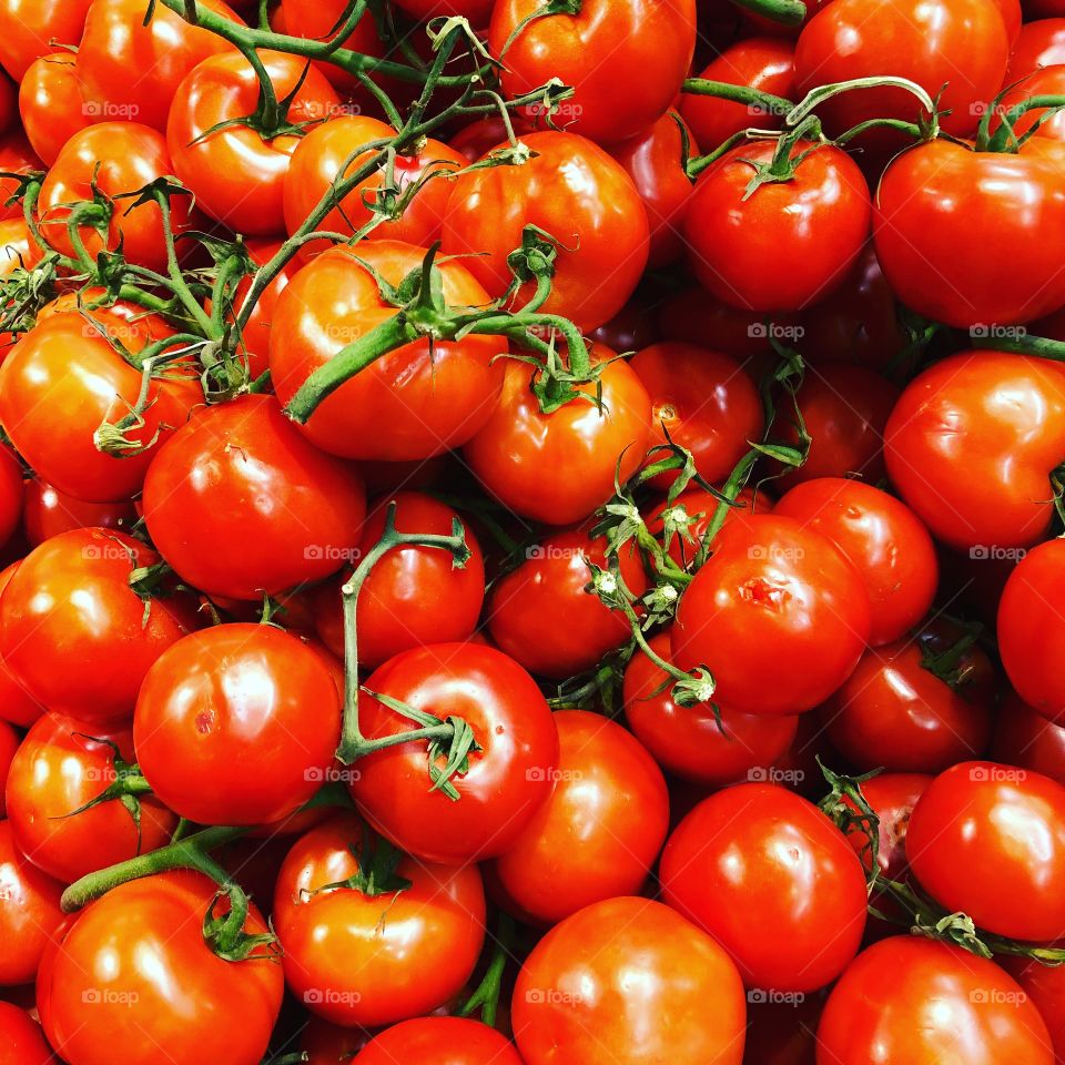 Loads of fresh tomatoes 