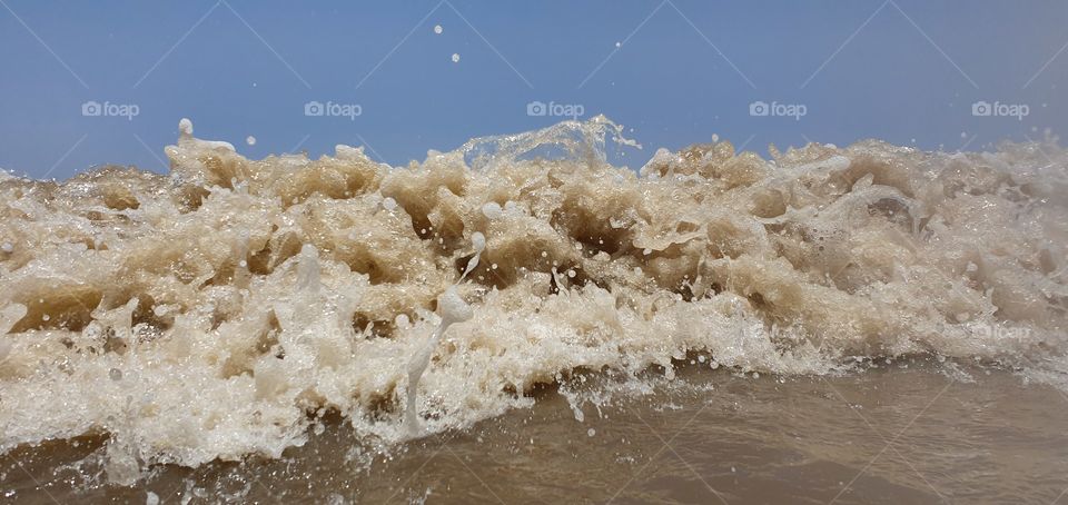 jampore beach, daman, gujarat, india