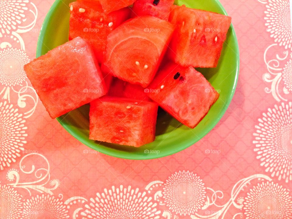 Watermelon Squares