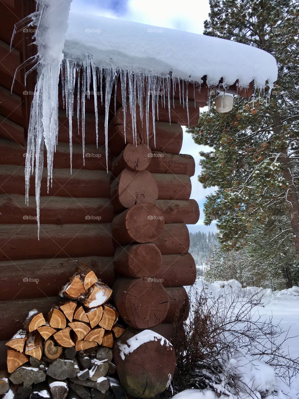 Winter cabin 