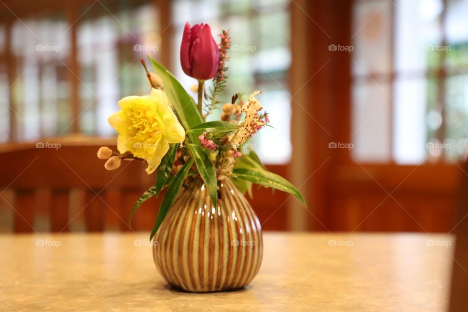 Flowers in a vase 