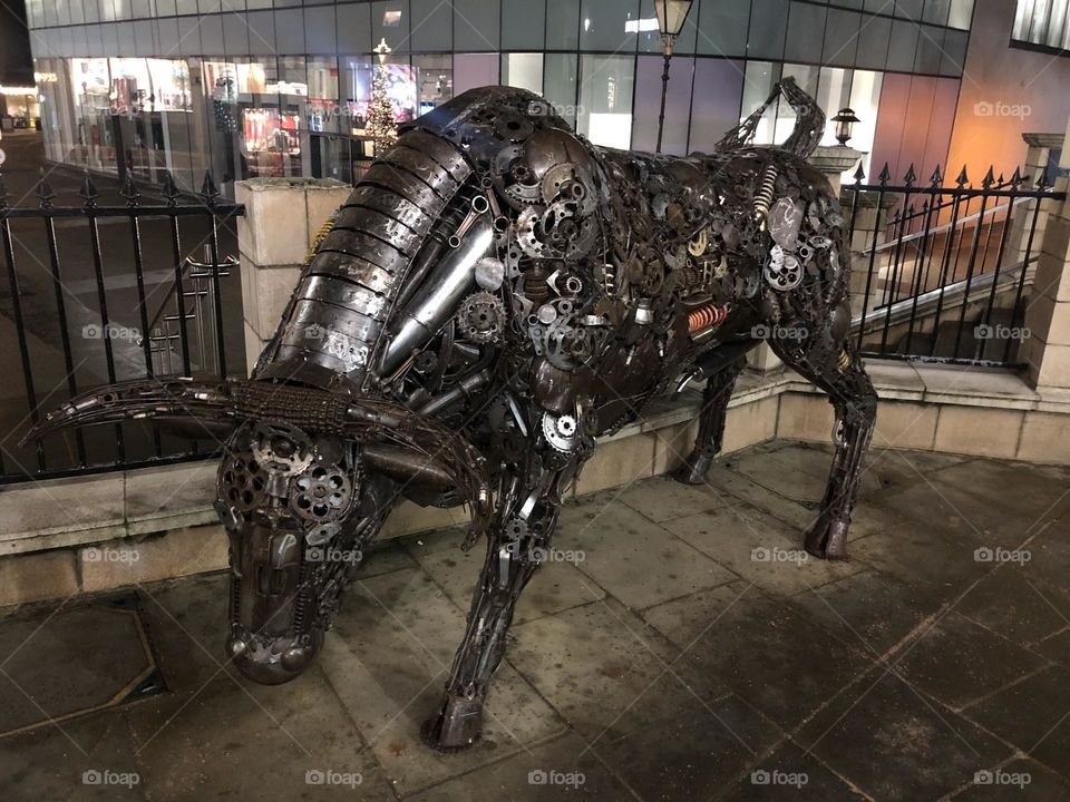 Metal bull