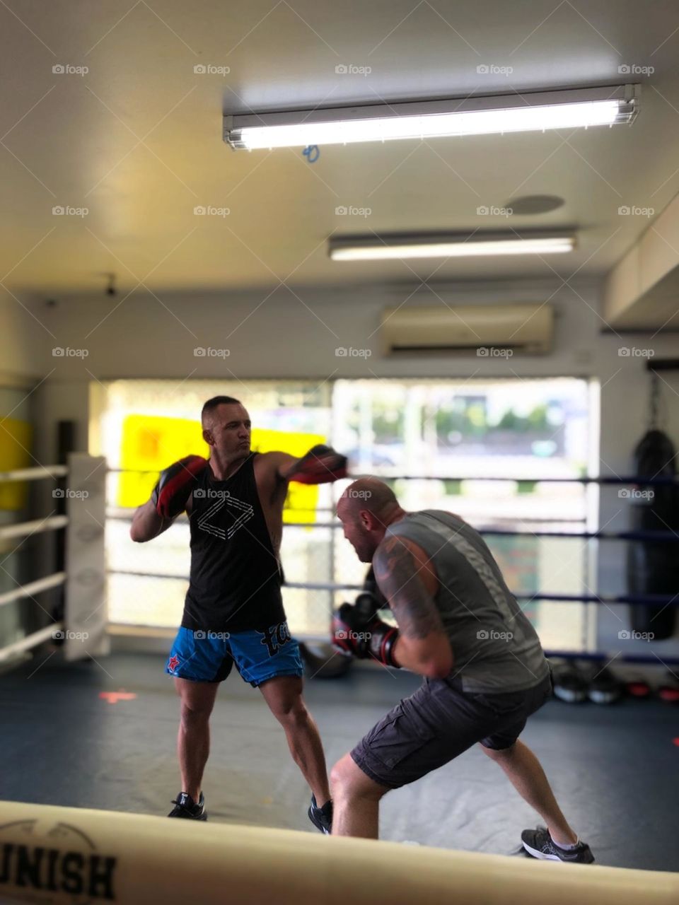 Life in motion, boxing training 