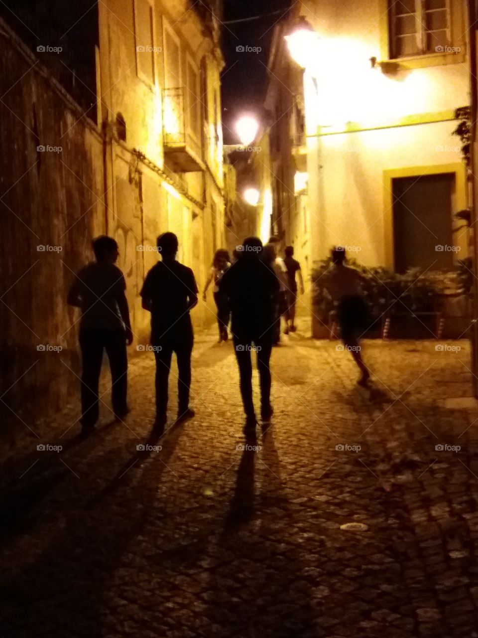 walking in the night