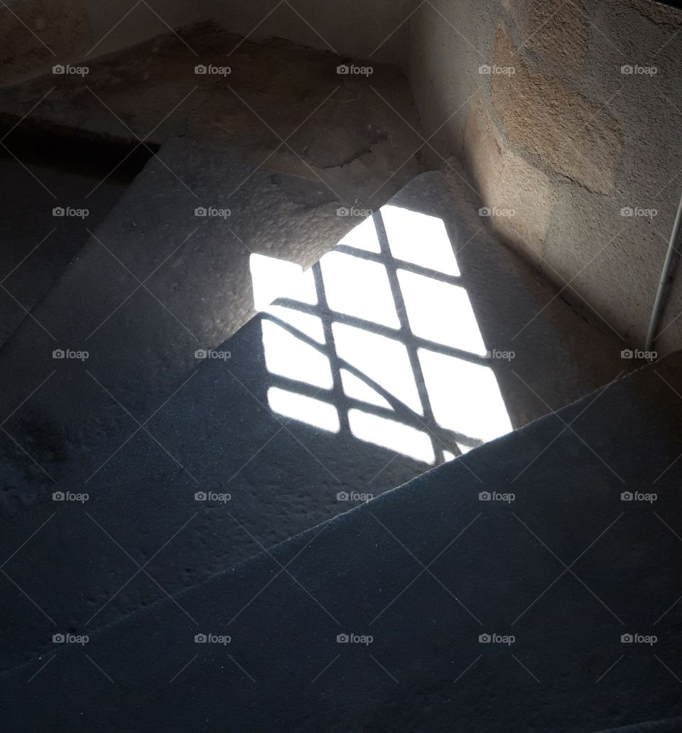 lights  on the stars of Rochechouart castle