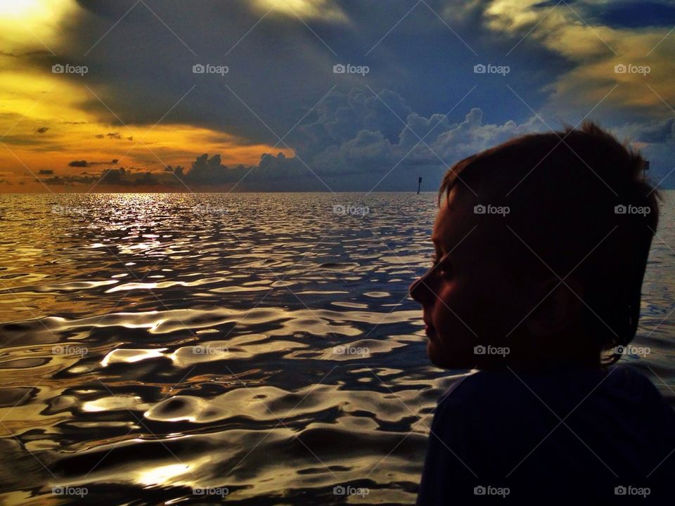 Reflecting in paradise!