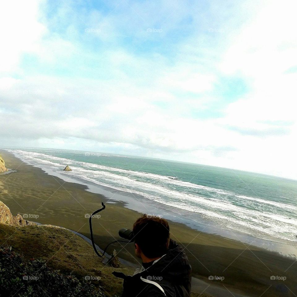 what a stunning view in nz. i went up the hill on the westcoast of new zealand