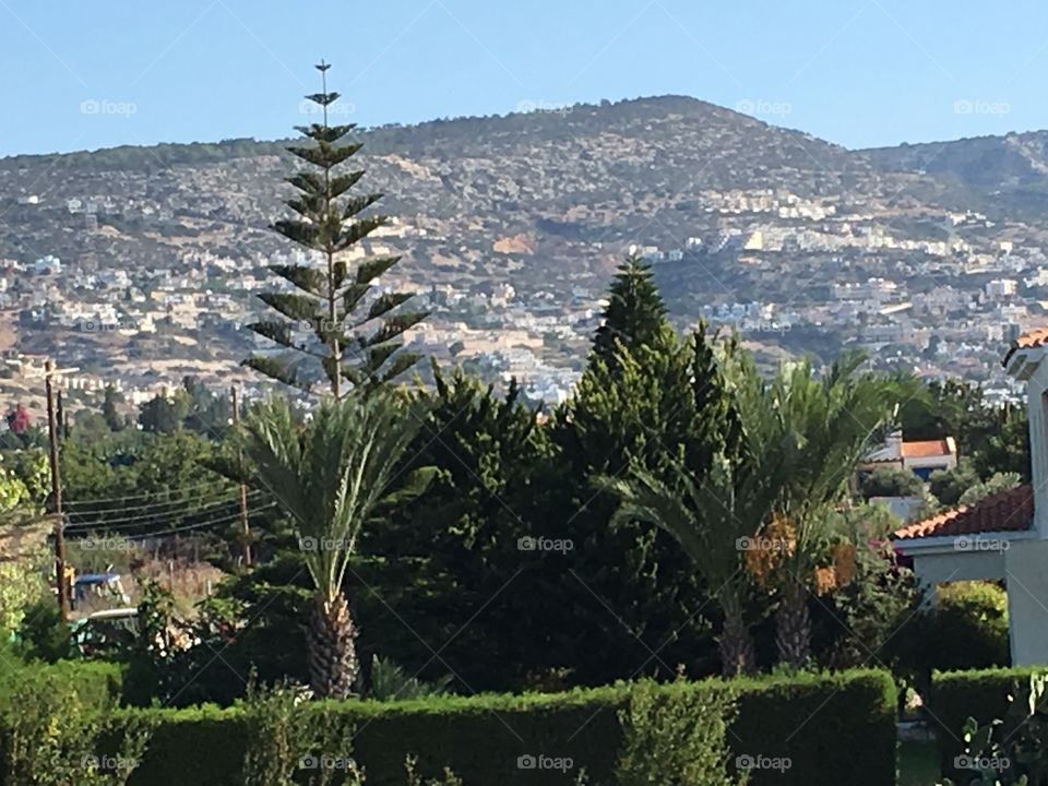 A lovely view of the mountains in Cyprus 