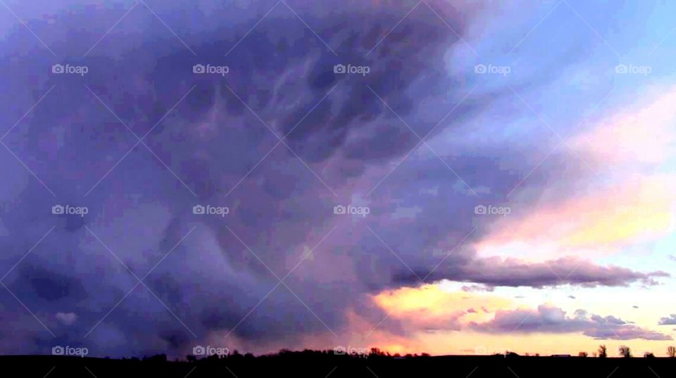 Storm at Sunset