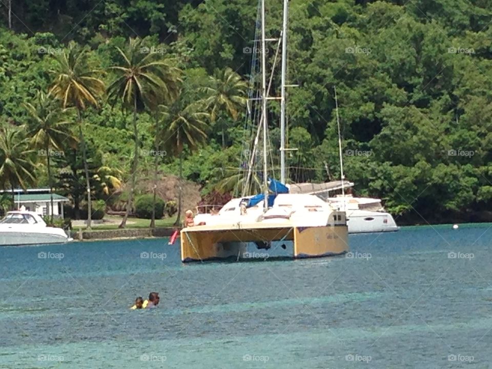 Catamaran, Marigot Bay, Saint Lucia