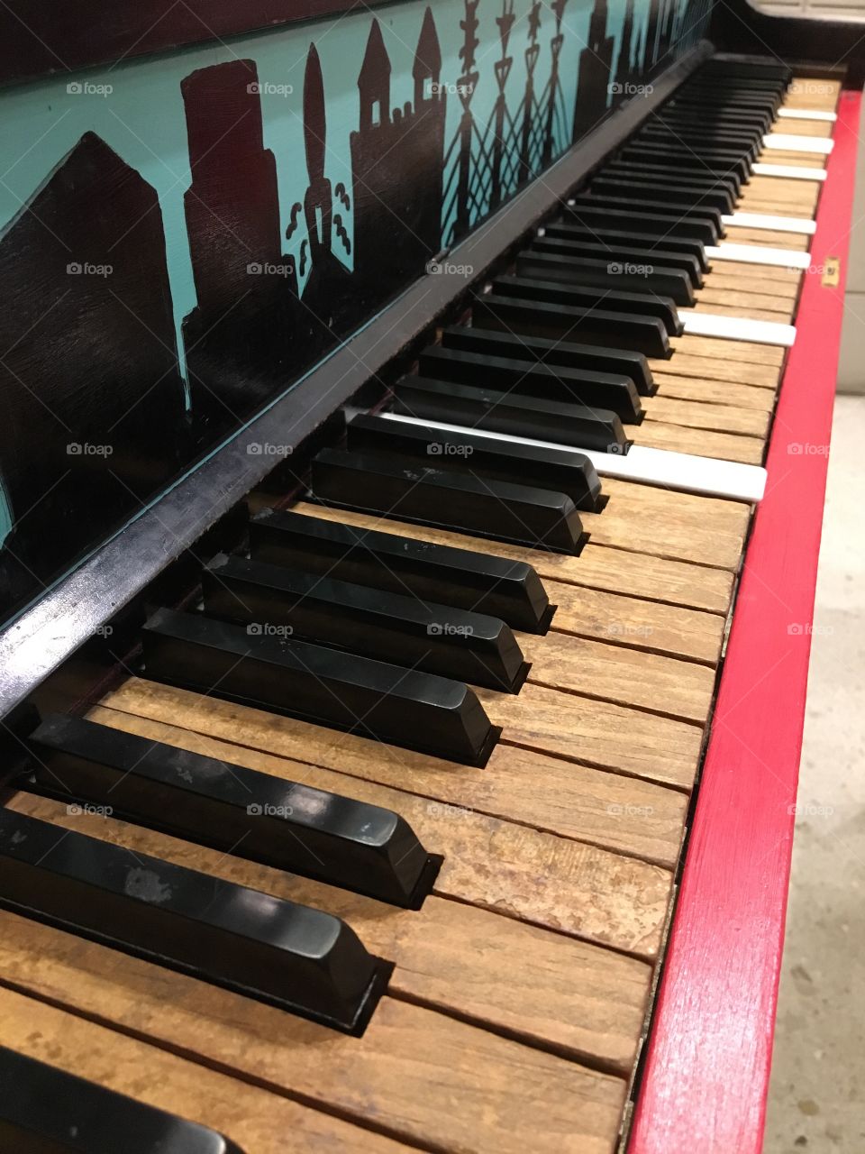 Old Piano Keys
