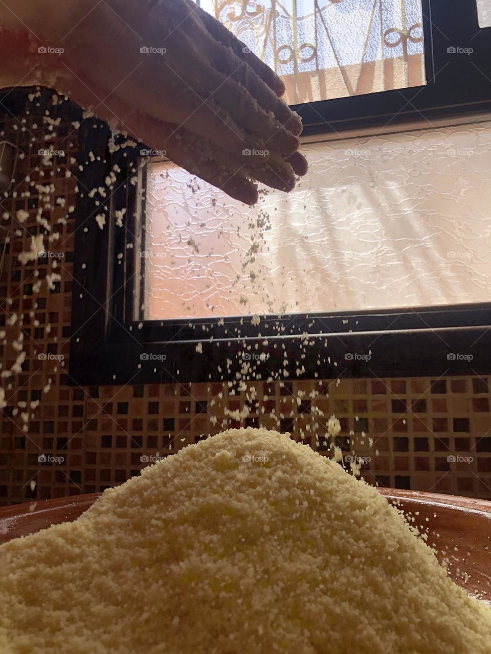 The :COUSCOUS famous and traditional food in morocco.