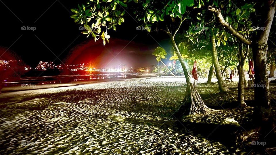 Beach at night AMR Wozko