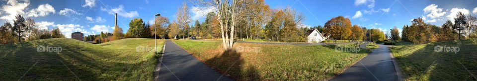 Autumn is my best of seasons: taking during my morning walk in a northern section of Greater Stockholm. 