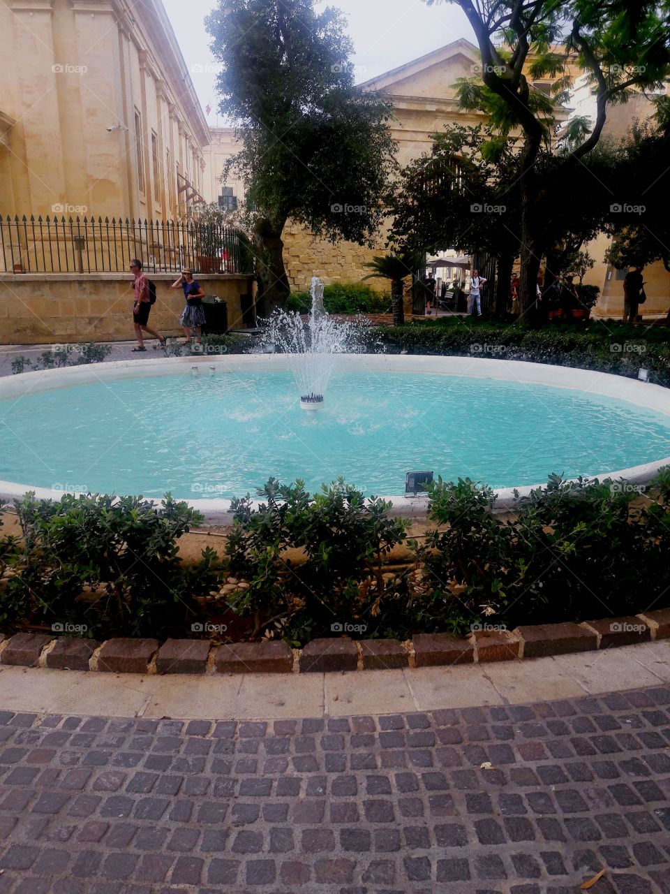 Water fountain in Valleta.