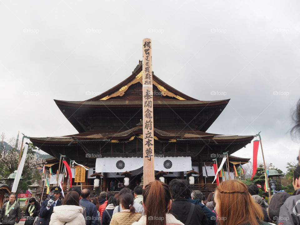 Old wood temple