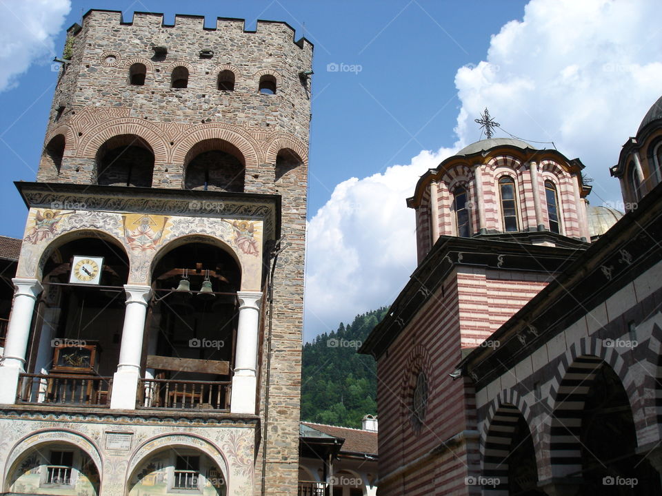 Rila . We love monastery is a true example of Bulgarian architecture that survived the invasion of Ottoman Turks