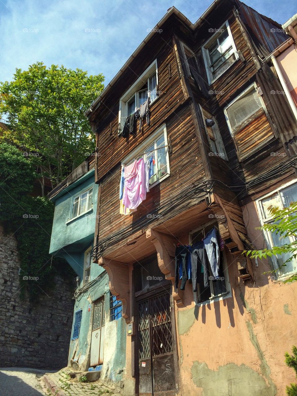 Houses view, Sultanahmet district,Istanbul,Turkey