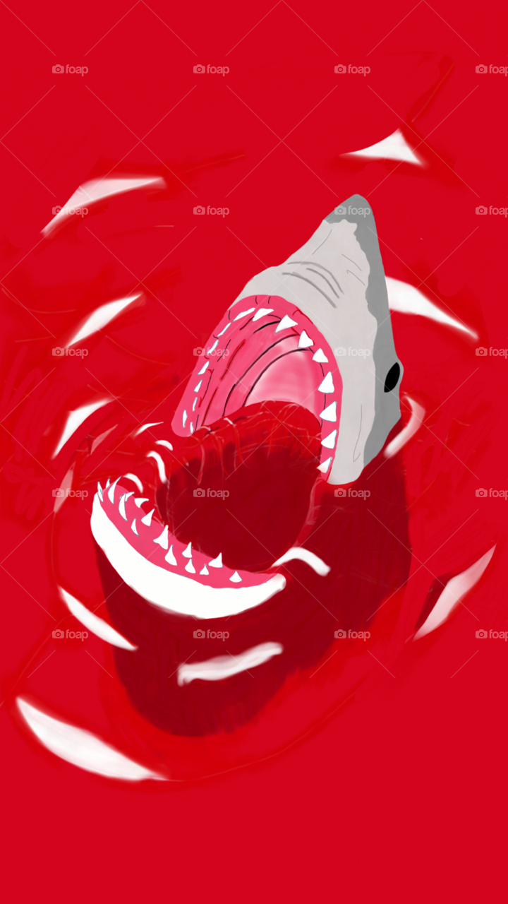 shark Blood Nightmare Fish Horror