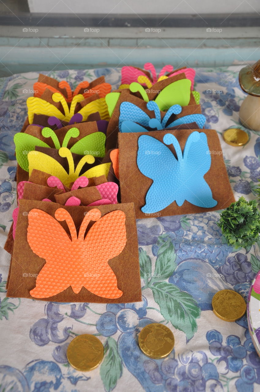 Butterfly pouches