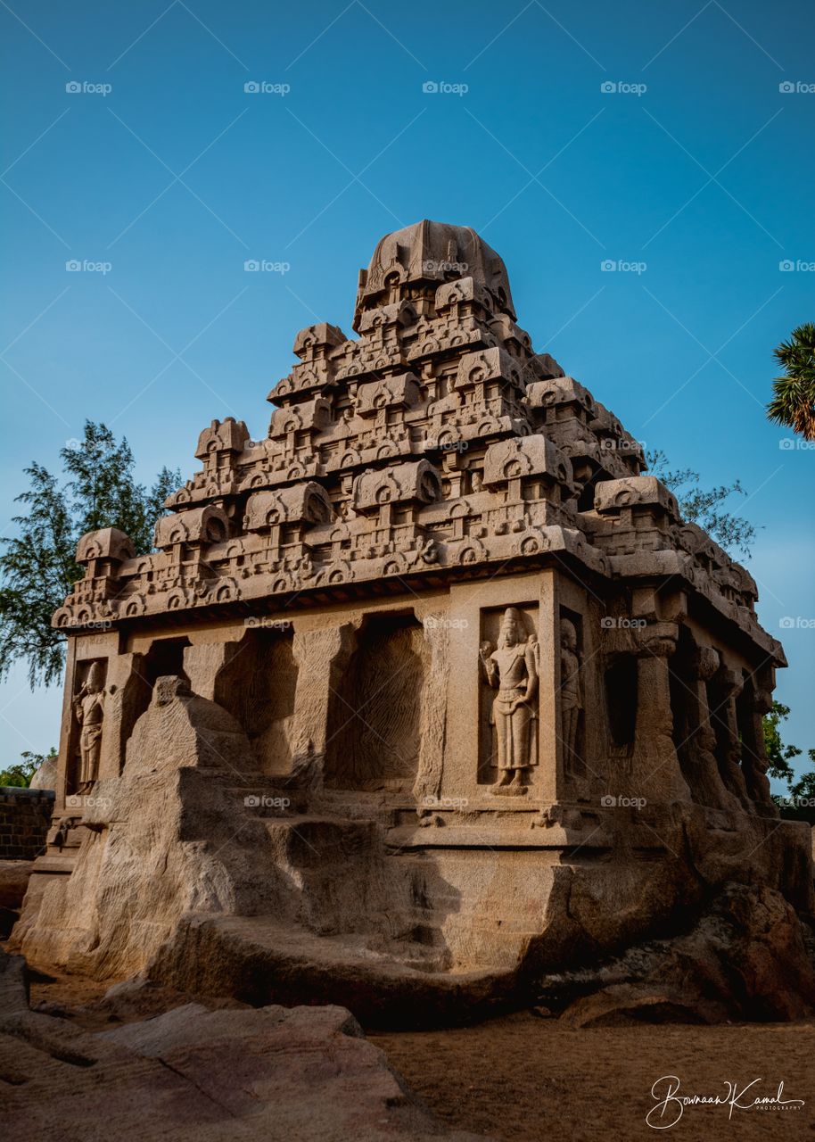 Dharmaraja Ratha, Mahabalipuram, India