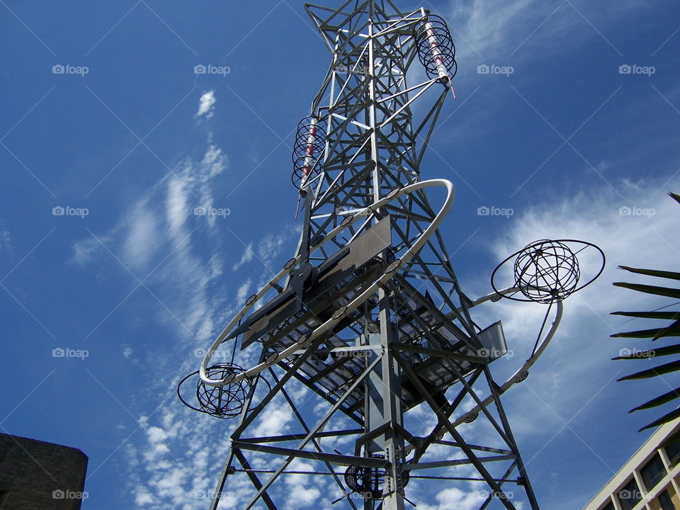 clock tower. I took this photo at the Downtown Plaza in Sacramento California