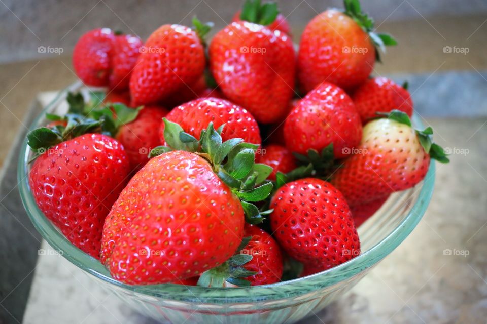 Sweet, Juicy, Delicious Strawberries 