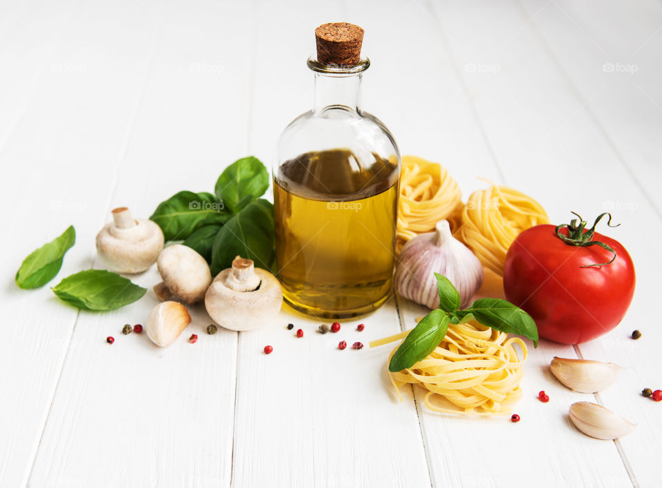Italian food ingredients 