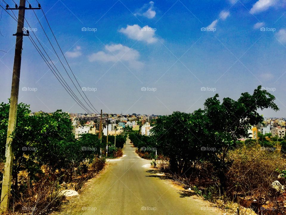 How to look road view and sky view